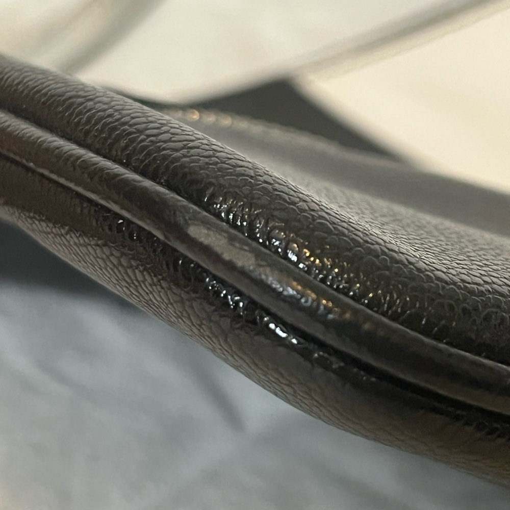 Nine West two faced black and white clutch - Picture 5 of 9